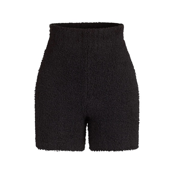NWT SKIMS Cozy Knit Shorts Onyx L/XL - Picture 1 of 6